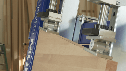 Solid wood gluing