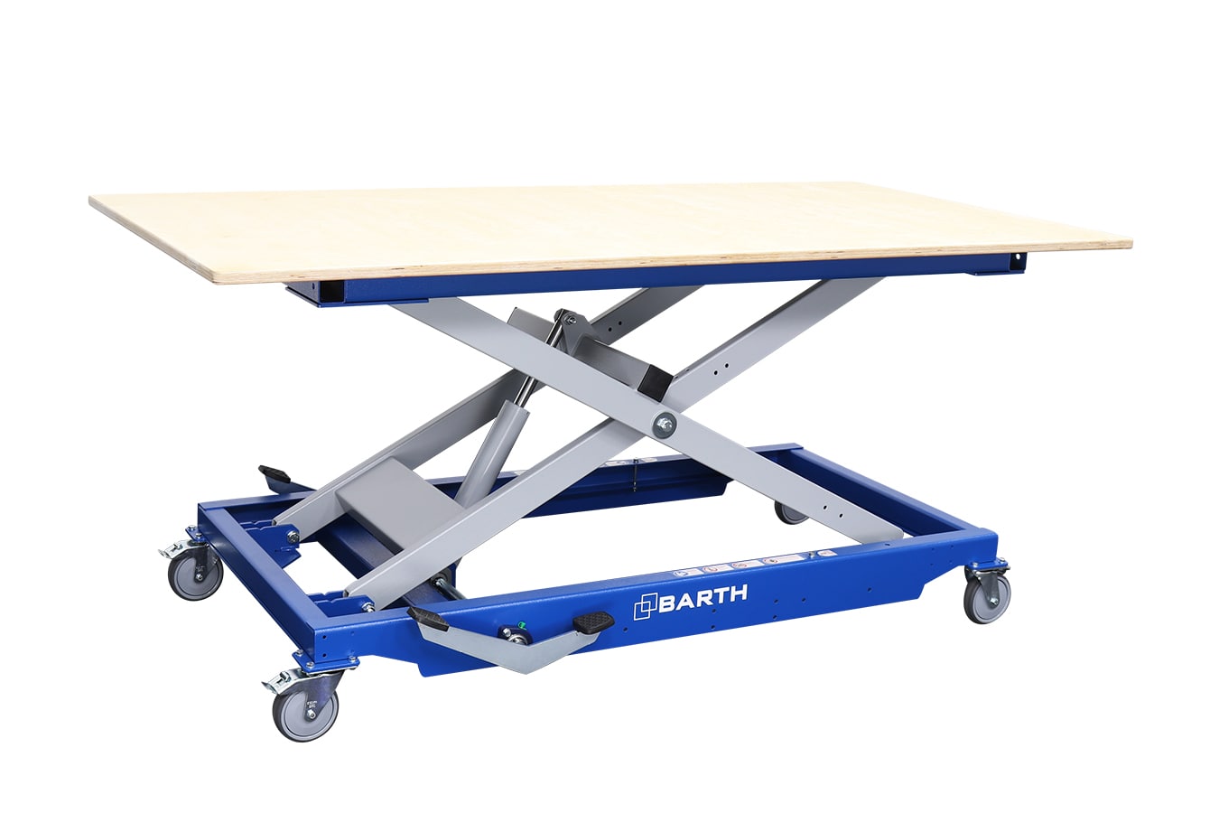 Hubtisch H 350 XL mit Rollen - Produkte und Zubehör von BARTH Maschinenbau